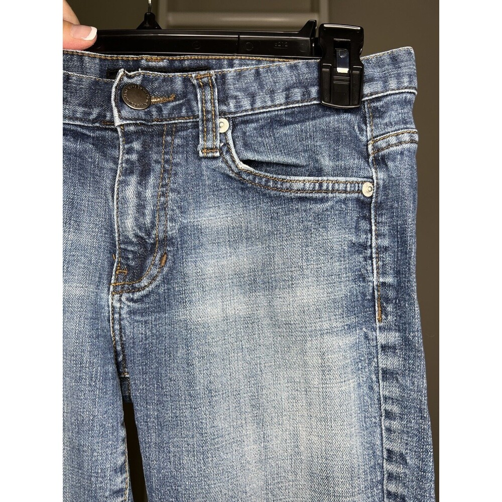 Calvin Klein Jeans Womens 4 Blue Mid-Wash Denim Mid-Rise Straight Stretch - Picture 4 of 12